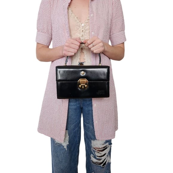 Versace Vintage Sunburst Box Bag - Picture 2 of 15